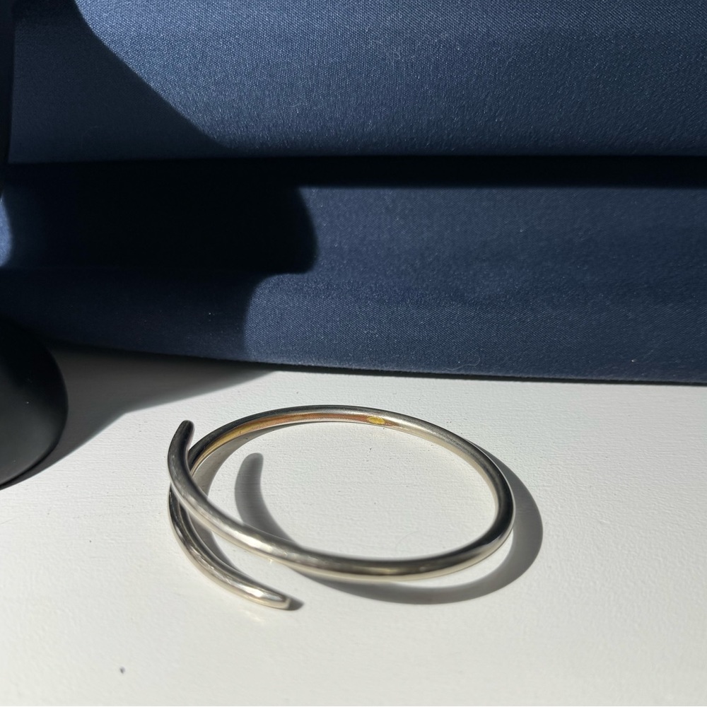 Silver Bangle Style Bracelet